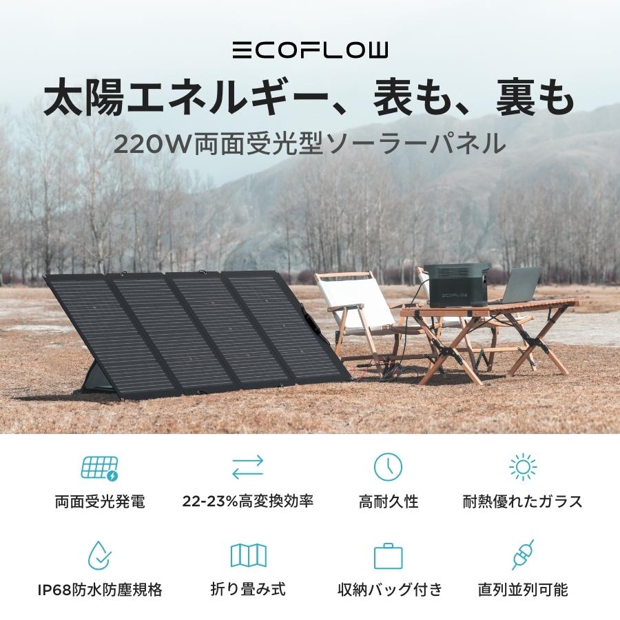 ECO FLOW ソーラーパネル220W